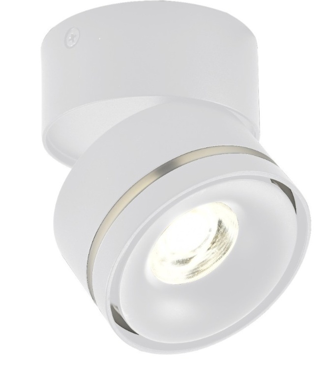 צילנדר מתכוונן 12W SHAPE3 לבן IG 12W FLEX CCT