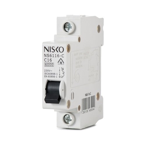 מפסק 1*25 אוטומטי זעיר ביתי 6KA אופיין C חד פאזי 1*25 NISKO 25A