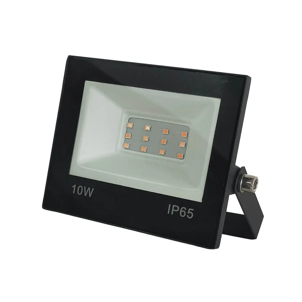 תאורת הצפה לד 10W IP65 אור אדום
