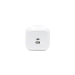 קובייה מפצל חשמל 4 שקעים + TYPE C ו USB
