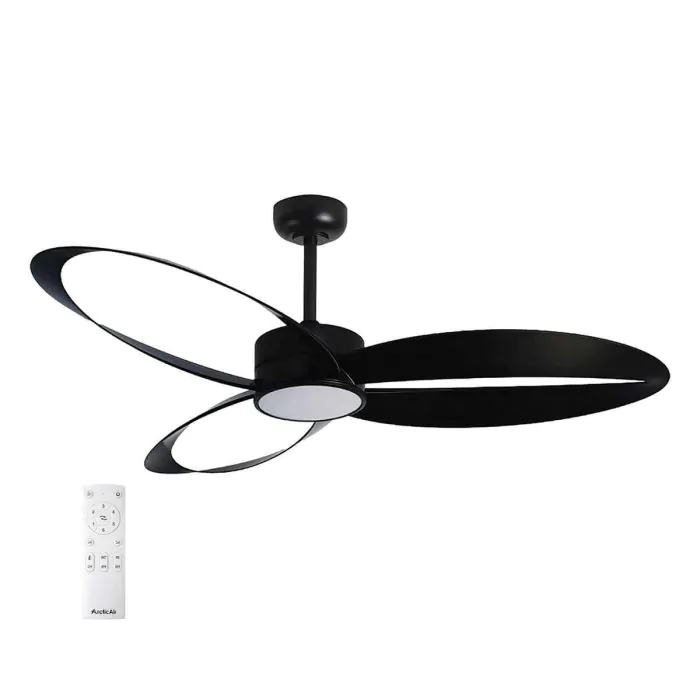 מאוורר תקרה "25W CHILL 52 עם שלט שחור