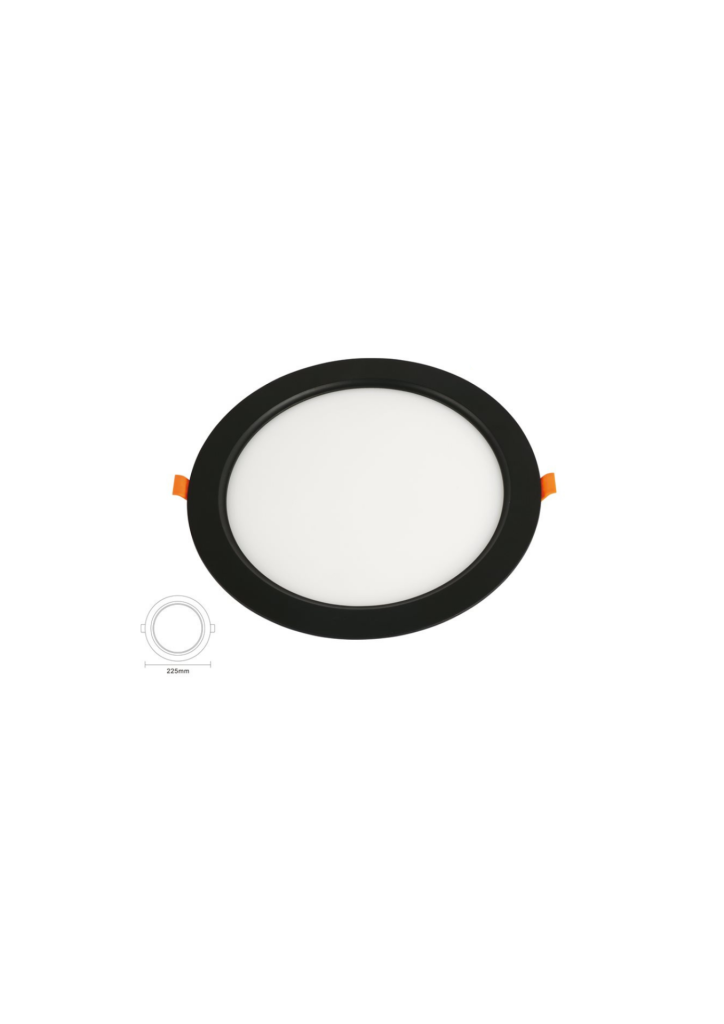 ספוט שקוע קלס 18W שחור