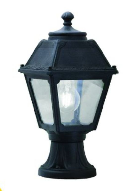 פנס גינה שיש שחור E27 fumagalli MARY