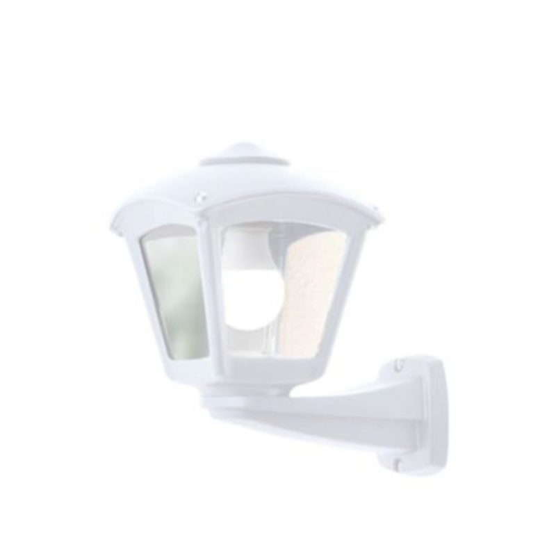 פנס גינה קיר לבן E27 fumagalli ROBY
