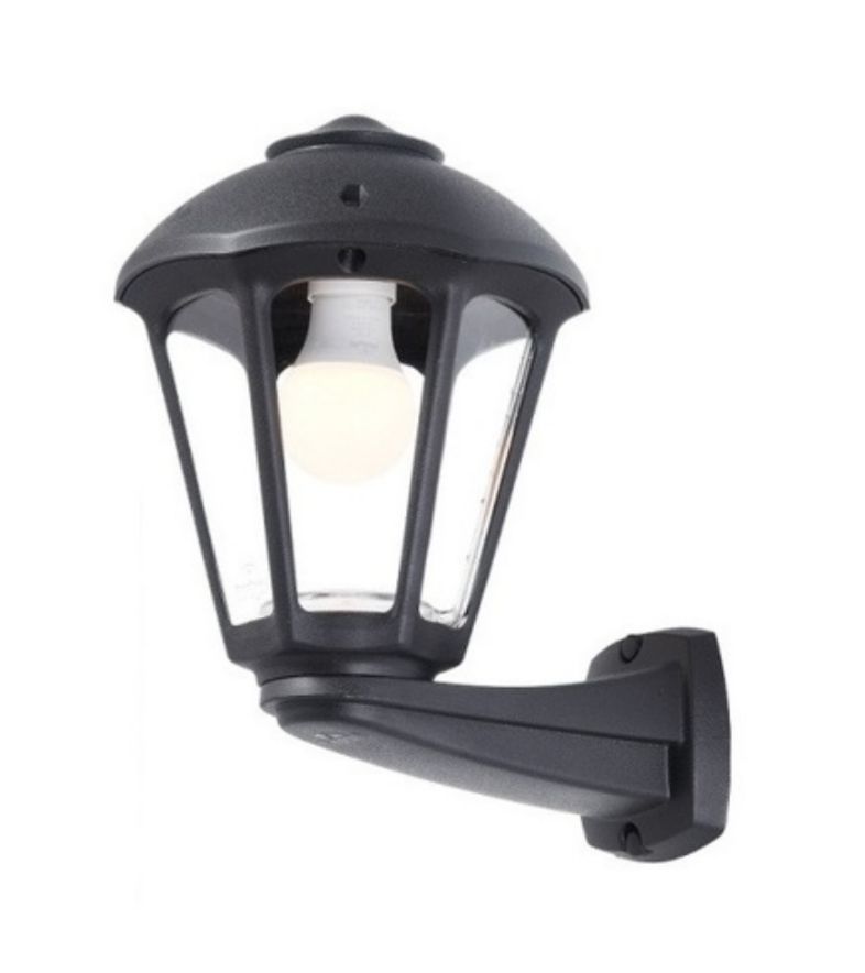 פנס גינה שיש שחור E27 fumagalli GIAMPY