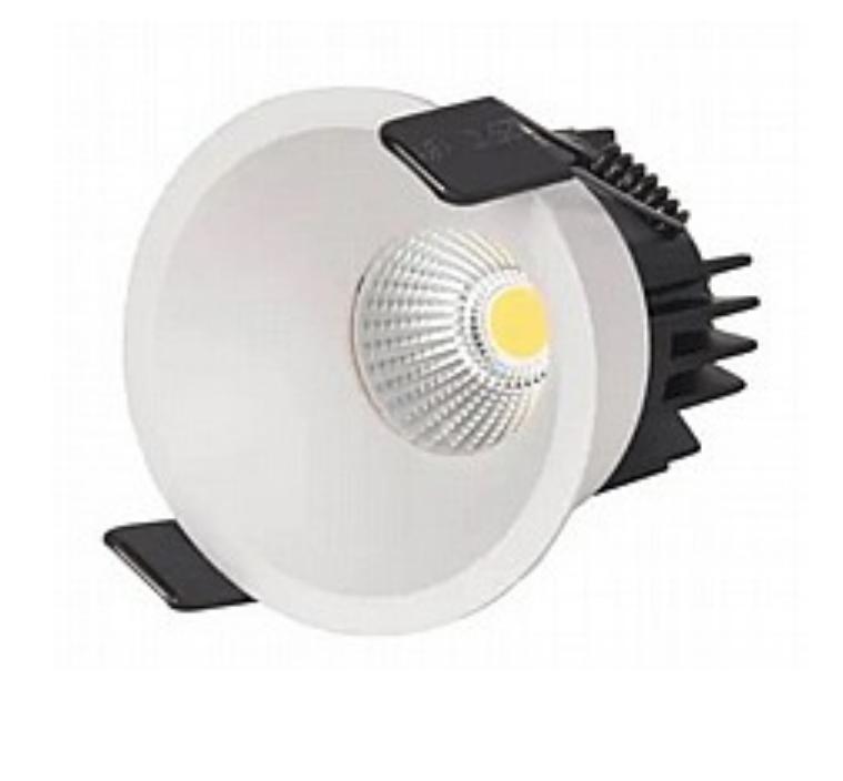 ספוט תאורה VALUE 12W שקוע עגול לבן GOLDEN LIGHT